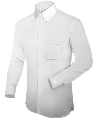 Mens White Dress Shirt
