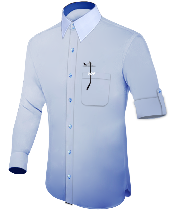 Tailor Dress Shirts with French Collar 2 Button