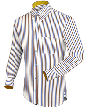 Mens Business Shirts Online with French Collar 1 Button