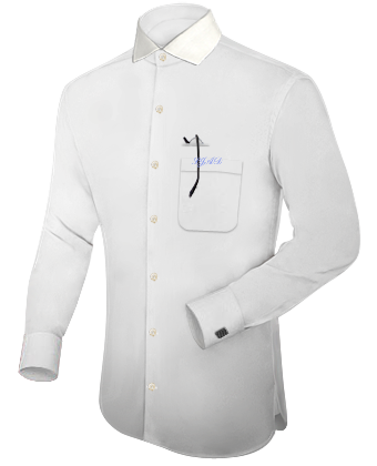 Tailor Made Business Shirts with Italian Collar 1 Button