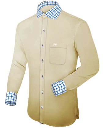 Trim Fit Dress Shirts with English Collar