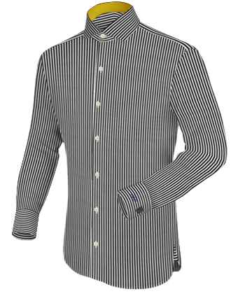 Collar Dress Shirt with Italian Collar 1 Button