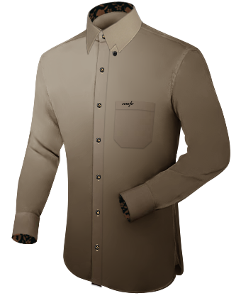 Custom Tailor Shirts with Hidden Button