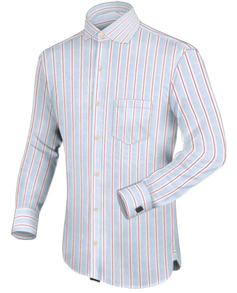 Mens Cotton Shirt with English Collar