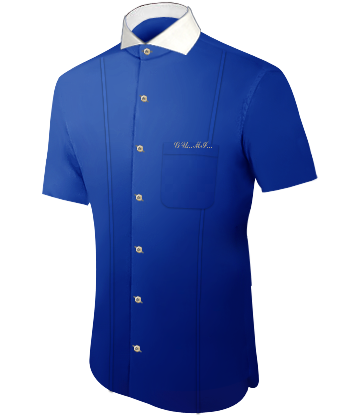 Boys Dress Shirt with Hidden Button