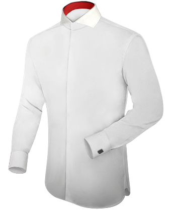 Custom Fitted Shirts with Cut Away 2 Button