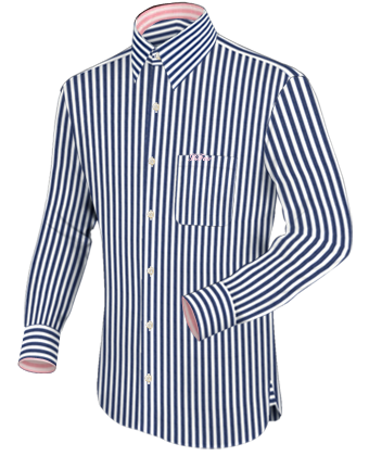 Cufflink Shirt with Italian Collar 1 Button