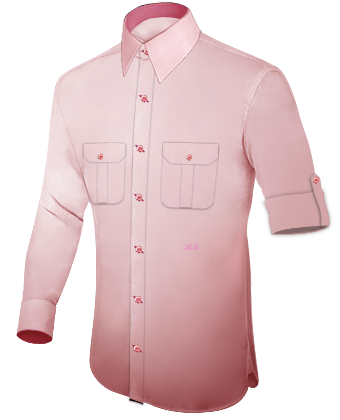 Mens Dress Shirts Sale with French Collar 1 Button