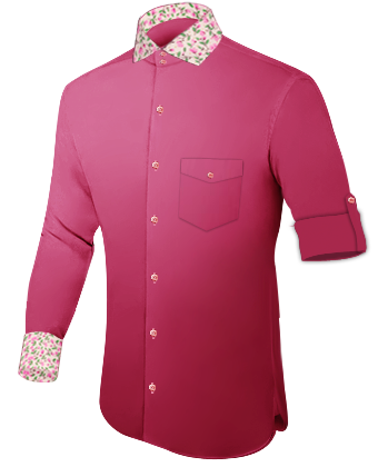 Mens Shirts Style with Italian Collar 2 Button