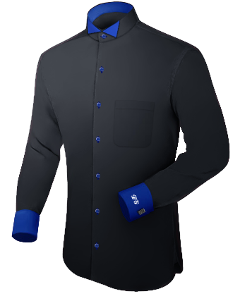 Mens Tailored Shirt with Tuxedo