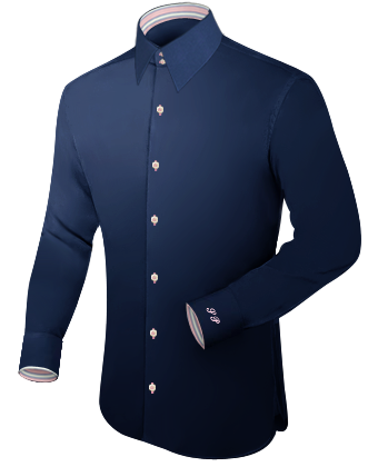 Customized Short Sleeve Dress Shirts with French Collar 2 Button
