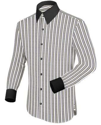 Best Tailor Made Shirts with French Collar 2 Button