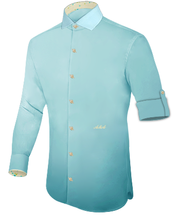 Design A Tailored Shirt with Italian Collar 1 Button