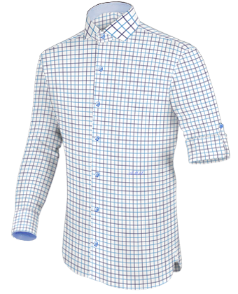 Design Short Sleeve Shirt Online Tailor with Button Down