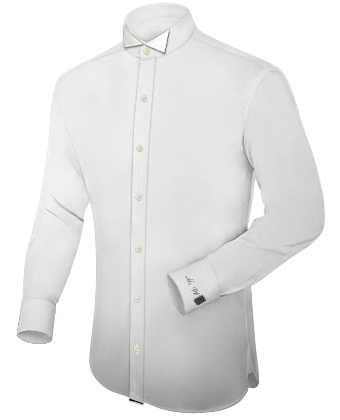 Formal Tailored Shirts with Italian Collar 1 Button
