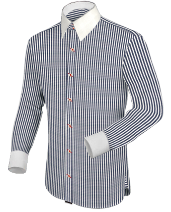 Fully Tailored Shirts with French Collar 2 Button