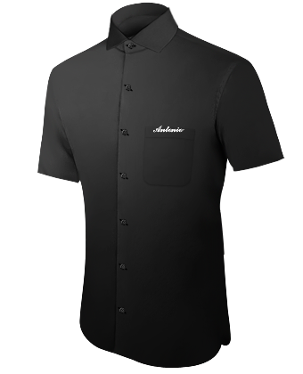 Mens Tailor Made Shirts with Italian Collar 1 Button