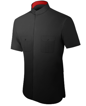 Mens Dress Shirts Tailored with Band