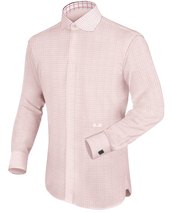 Mens Tailored Cufflink Shirts with English Collar