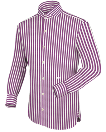 Shirt Tailor Made Online with Cut Away 2 Button