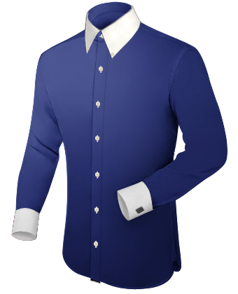 Purple Men Fashion Shirt with Button Down