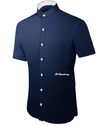 Tailor Made Dress Shirts Online with Band