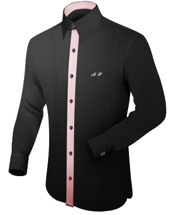 Tailored Dress Shirt Canada with French Collar 1 Button