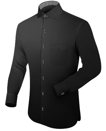 Tailored Fit Victorian High Wing Shirt with English Collar