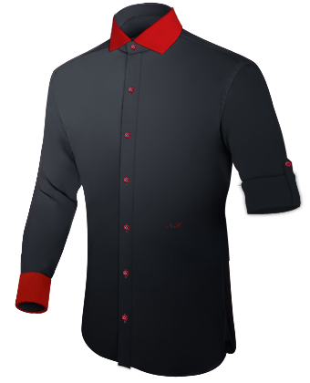 Vietnamese Men Shirt Tailor with Italian Collar 1 Button