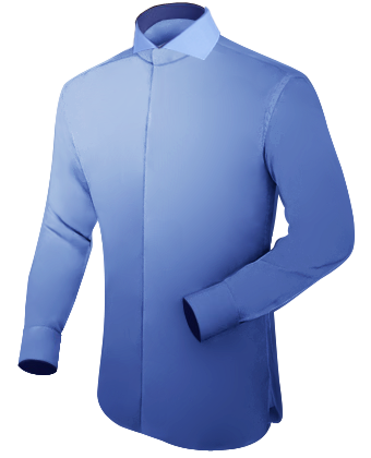 Affordable Customized Dress Shirts with Cut Away 1 Button