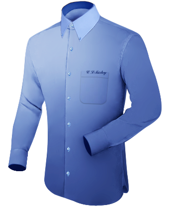 Casual Shirts Chest Neck Custom with Button Down