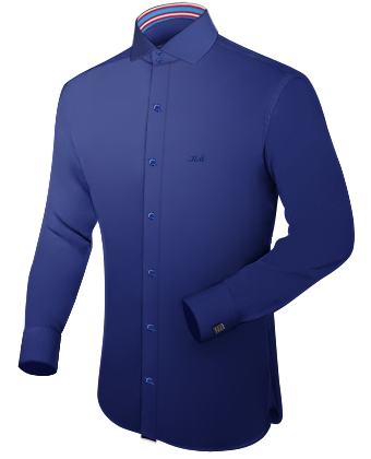 Cheap Custom Dress Shirts with Italian Collar 2 Button