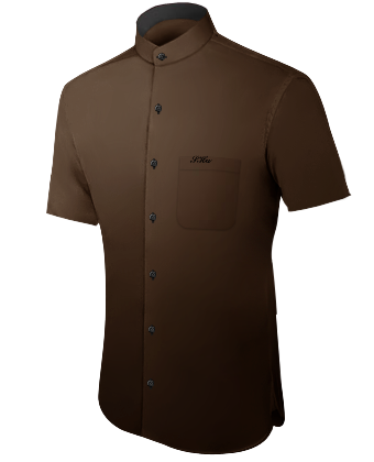 Cheap Customer Dress Shirts with Band