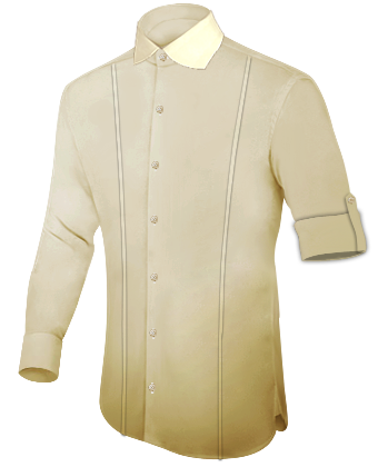 Cotton Oxford Shirt Custom Sleeve with English Collar