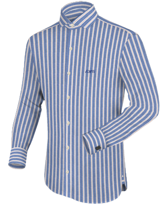 Custom Dress Shirts Portland with Italian Collar 1 Button