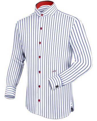 Custom Dress Shirts Web with Cut Away 1 Button