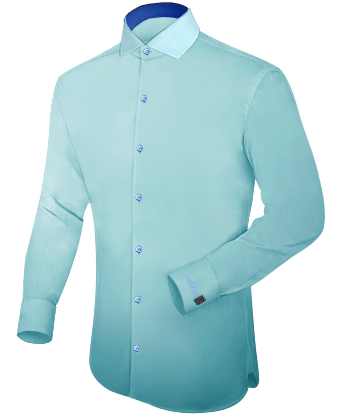Custom Linen Shirt with Italian Collar 1 Button