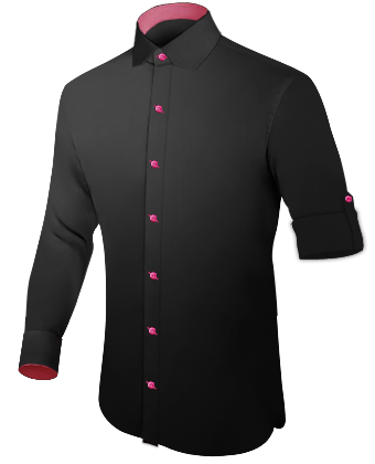 Custom Mens Shirts On Sale with Modern Collar