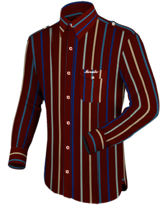 Custom Shirts Cheap with French Collar 1 Button