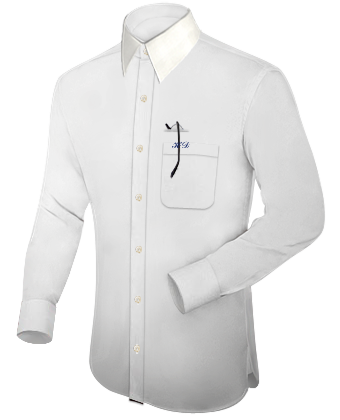 Custom Shirts Vancouver with French Collar 1 Button