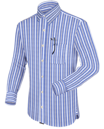 Custom Shirts Washington Dc with French Collar 1 Button
