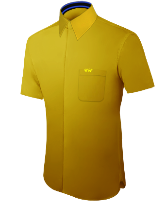 Custom Silk Shirts with French Collar 1 Button