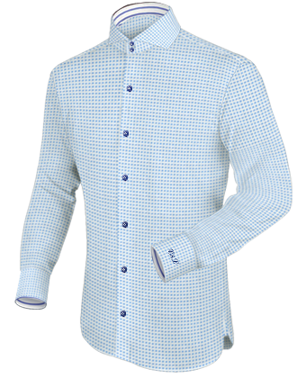 Custom Taylored Shirt with Cut Away 2 Button