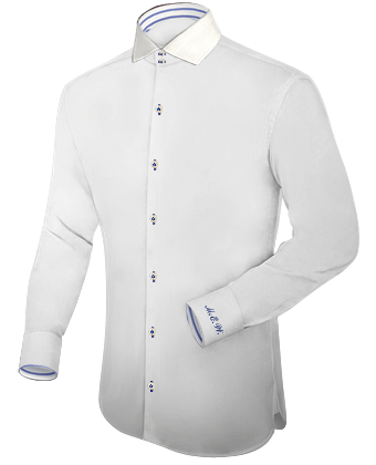 Custom Taylored Shirts with Italian Collar 2 Button