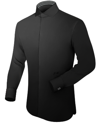 Dress Shirt Custom with Italian Collar 2 Button