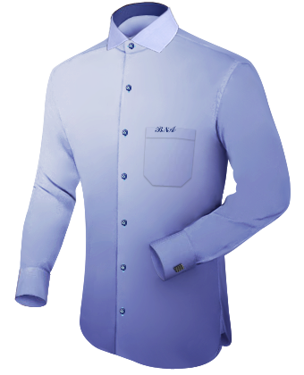 Make A Custom Dress Shirt with Italian Collar 1 Button