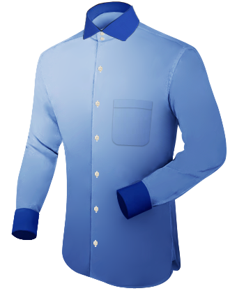 Mens Shirts Dress Custom with Italian Collar 2 Button