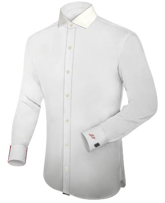 Online Custom Mens Shirts with Italian Collar 1 Button