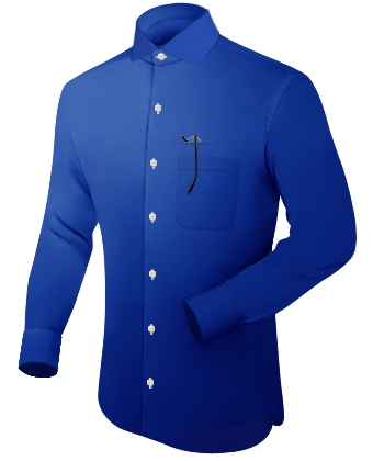 Online Customised Formal Shirt with Italian Collar 1 Button