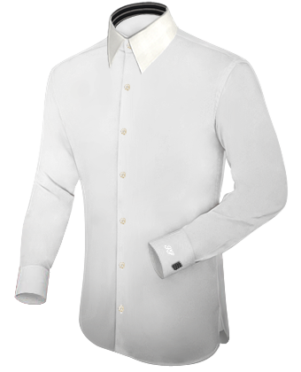 Order Custom Shirt with French Collar 1 Button